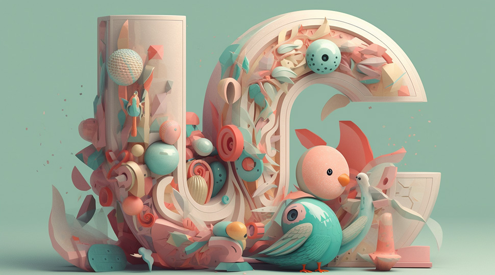 Beautiful typography kinetic sample