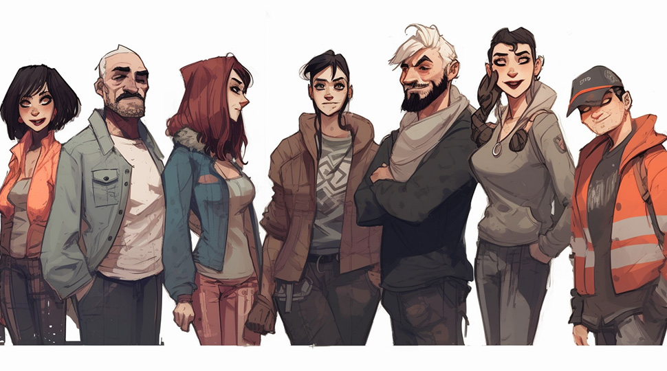 Character development for storyboard