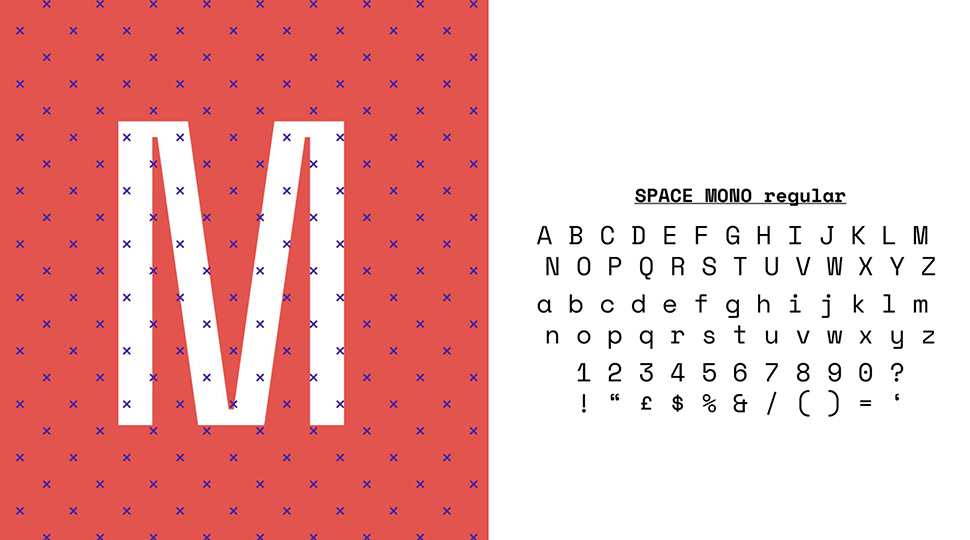 pattern use in typography example