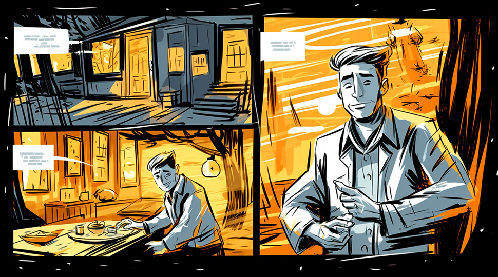 Storyboard for video production